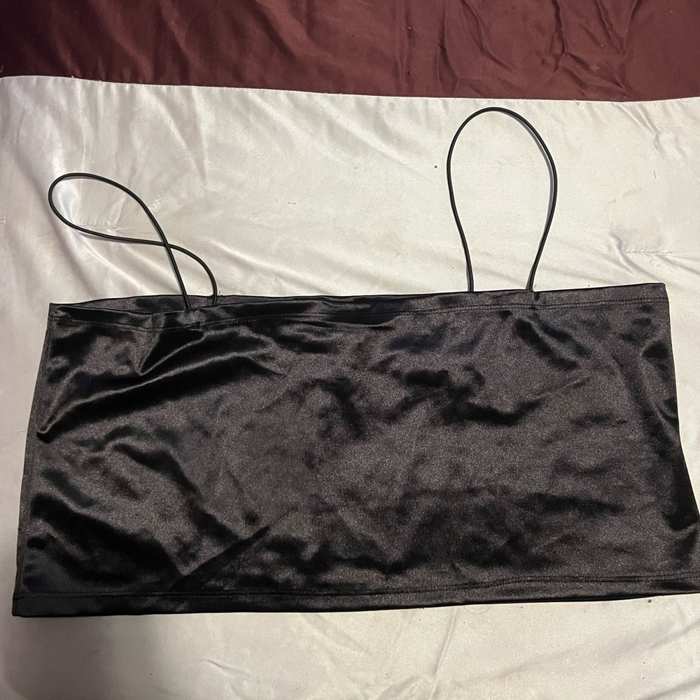 Black crop top